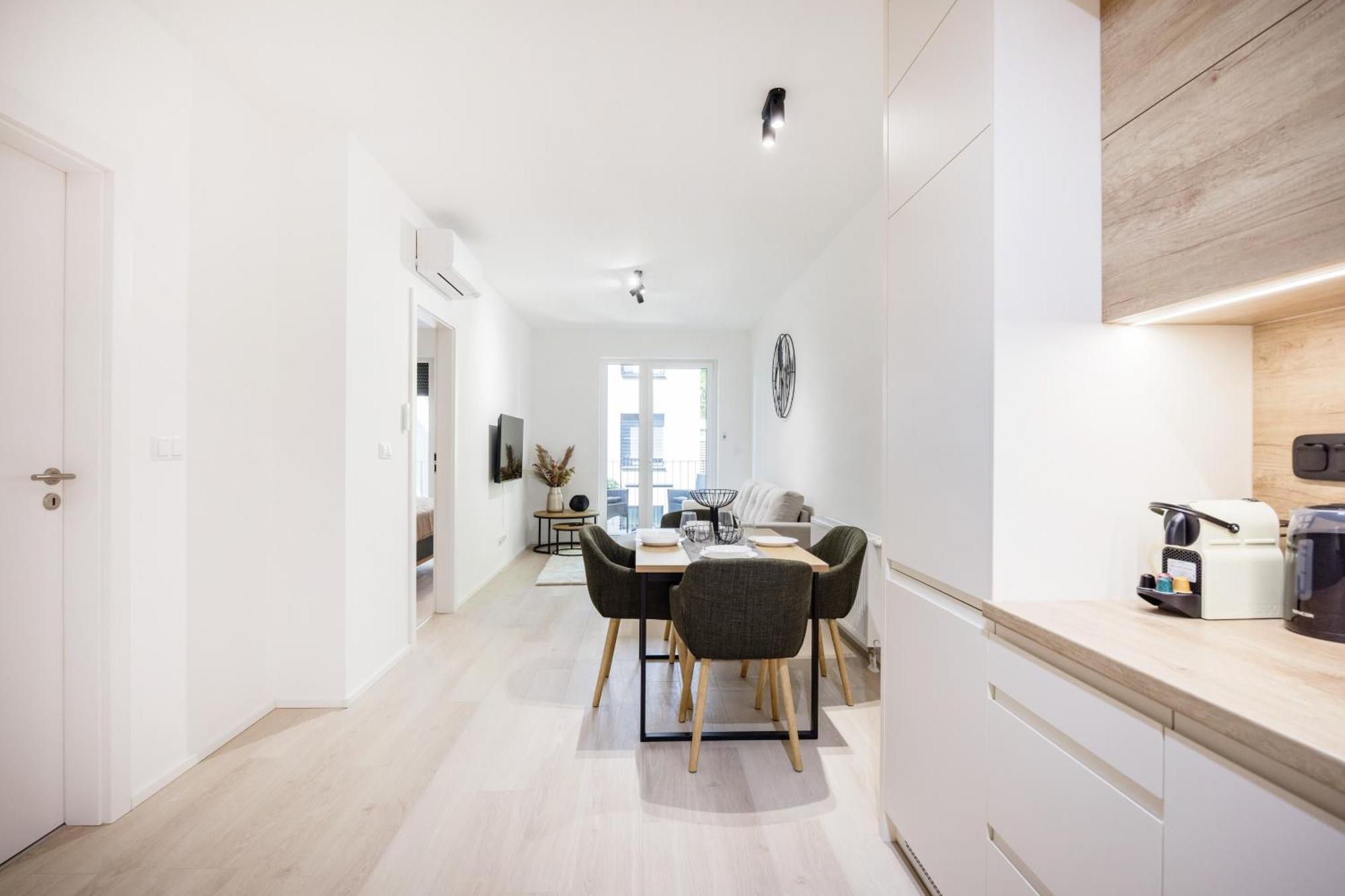 Modern With Balcony And Parking Apartment